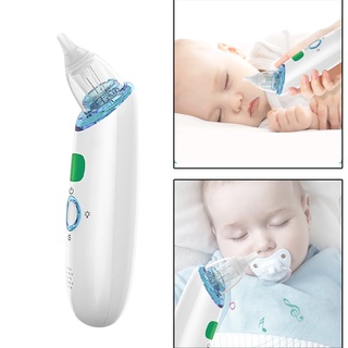 [shar] aspirador nasal eléctrico para bebé, limpiador de nariz, ventosa nasal, seguro higiénico