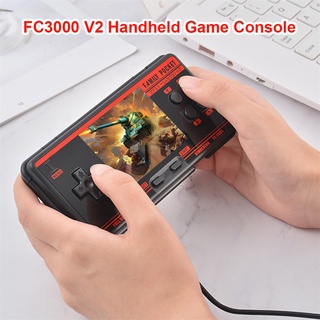 ⏩ Fc3000 V2 Retro consola de videojuegos portátil de mano incorporada 4000+ juegos clásicos consola portátil soporte 10 formatos de juego AV Out Put