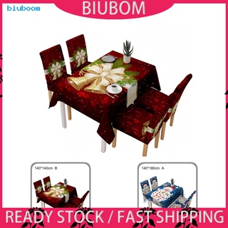 Biuboom - juego de fundas de poliéster para silla, antideslizante, para el hogar