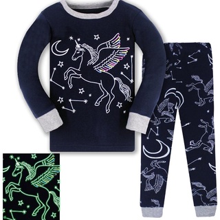[232227) - ropa de dormir infantil/camisón infantil importación - patrón volador unicornio