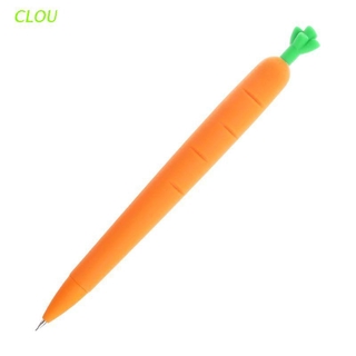 CLOU 0.5mm Kawaii zanahoria lápiz mecánico automático pluma suministros escolares papelería