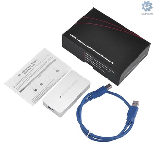 Q ezcap287P USB HD tarjeta de captura de videojuego grabadora 1080P transmisión en vivo convertidor Plug and Play para XBOX One PS3 PS4 WII U Silver