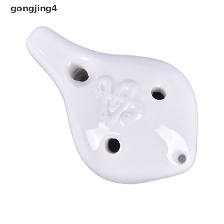 [gongjing4] mini instrumento de flauta profesional de 6 hoyos ocarina cerámica alto c regalo coleccionable mx12 (3)
