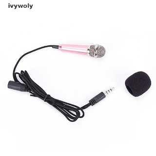 Ivywoly 2017 Caliente Mini Karaoke Condensador Micrófono Para Teléfono Ordenador MX