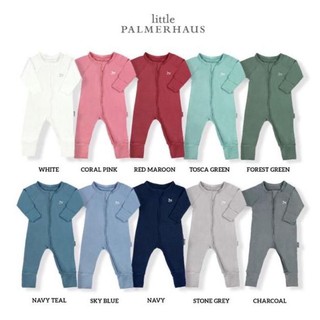 Little Palmerhaus - pijama para bebé (3 m, 6 m, 9 m), color rosa Coral, 9 m