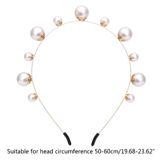 lu simple perla hairband europa estilo americano aro de pelo para las mujeres accesorios para el cabello (2)