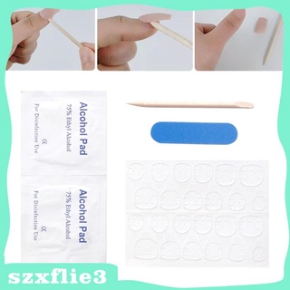 [Shocking Price] Fake Nails Stickers Kit Press On Double-Sided DIY Tips for Manicure