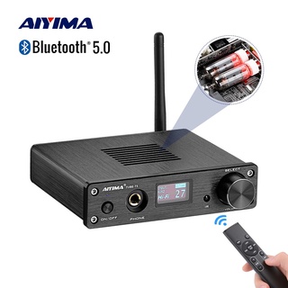 Aiyima Tube-T5 HiFi DAC decodificador tubo preamplificador preamplificador Bluetooth 6K4 USB escritorio amplificador