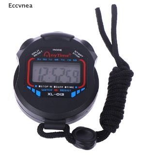 Eccvnea Lcd Digital profesional cronógrafo temporizador contador de parada reloj Cronômetro mano Br