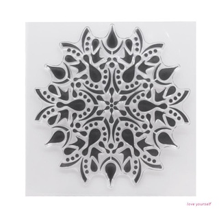 [hwd] flor fondo de silicona transparente sello diy scrapbooking grabado álbum de fotos tarjeta de papel decorativo