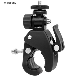 maurcey - soporte de abrazadera de tornillo de liberación rápida para manillar de bicicleta (1/4, trípode para cámara dv mx)