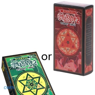owen jinete cartas de tarot con caja colorida misteriosa adivinación astrología juego de mesa
