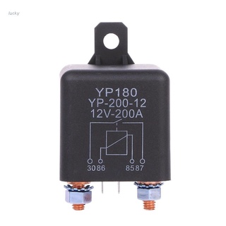 lucky& 12V DC 200A High Power Car Relay Truck Motor Continuous Type Automotive Switch
