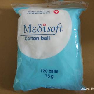 Medisoft - bola de algodón Medisoft - bola de algodón suave redonda, algodón, Medisoft, 75 g
