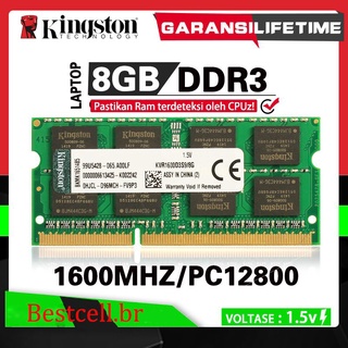 Kingston Sodimm Ddr3 4gb Ddr3L 4gb Ddr3 8gb Ddr3L 8gb 1600mhz / PC12800 1333mhz / Pc10600 Laptop Ram Memória para notebook (4)