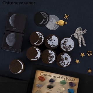 chitengyesuper vintage moon series - sellos de madera y goma para scrapbooking craft sellos cgs