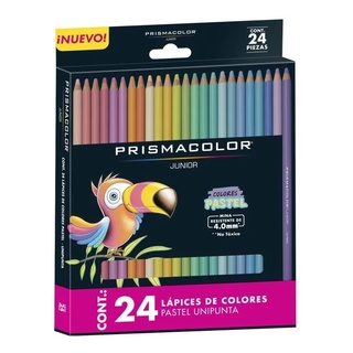Prismacolor Lapices De Colores Junior Pastel Caja Con 24 Piezas