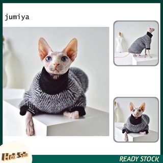jumiya Soft Texture Pet Clothes Warm Pet Cats Pullover Costume Windproof for Winter