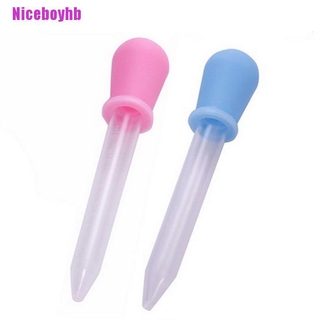 Niceboyhb 5ML Clear Plastic Pipette Liquid Medicine Dropper 2 Colors for Baby