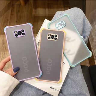 Suitable for Xiaomi POCO X3 Shell Four Corners Anti-fall Poco X3 Pro Personality Matte X3 NFC Protection Case