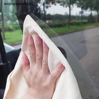 [enjoysportsec] paño de limpieza de coche chamois cuero lavado de coche toalla absorbente coche vidrio limpio [caliente] (7)