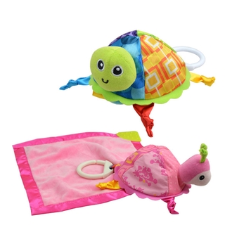 Bebé de dibujos animados lindo Animal tortuga almacenamiento apaciguar toalla niño toalla boca toalla (5)