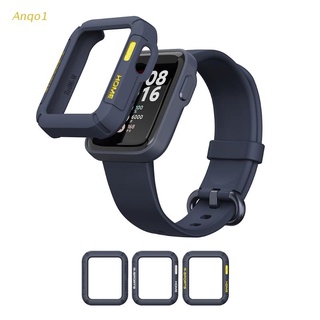 Anqo1 TPU Soft Protective Cover Case For Mi Watch Lite Watch Fit Case Full Screen Protector Shell Bumper Plated Cases For Mi Watch