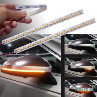 [Tzuscene] 1 pieza de espejo retrovisor de coche indicador de la lámpara Streamer tira de flujo de señal de giro LED