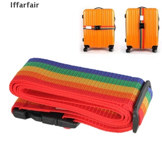[Iffarfair] Adjustable Personalise Travel Luggage Suitcase Lock Safe Belt Strap Baggage Tie . (9)