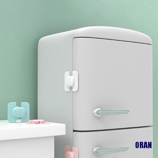 (ORAN) 1x refrigerador nevera congelador puerta cerradura pestillo para niños pequeños seguridad