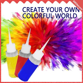 [bzunm] Tie Dye Kit Non-toxic DIY Garment Graffiti Fabric Textile Paint 50ml Empty Squeeze Bottle Colorful Clothing Tie Dye Kit (8)
