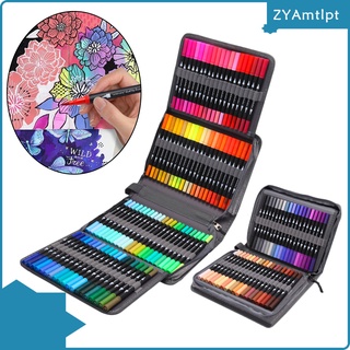 120 colores premium doble punta pincel rotuladores de pintura para libros manga caligrafía mano letras pintura escritura arte artesanía (3)
