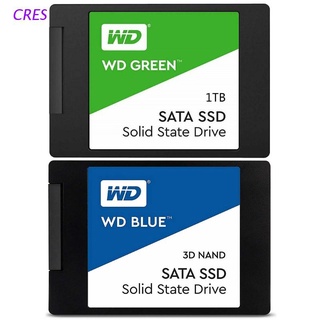 cres 1tb 2.5"wd verde azul interno unidad de estado sólido de alto rendimiento ssd sata 6.0 gb/s para juegos notebook pc escritorios (1)