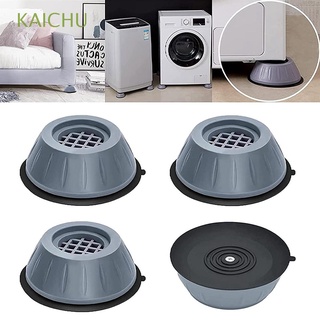 KAICHU 4 piezas Base del refrigerador Reducción de ruido Almohadillas para secadora Almohadillas para pies de lavadora Estabilizador Anti-caminar Antideslizante Anti-vibración Apoyo Reparado Alfombra de goma/Multicolor