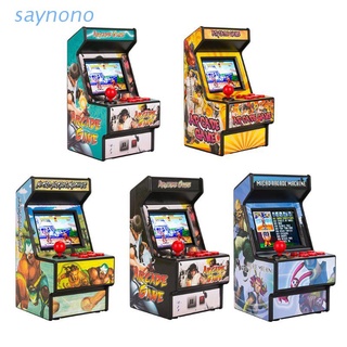 Say Mini Arcade Game Machine Handheld Retro16-bit 156 Classic Games Console for Kids
