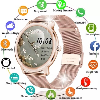 Lige 2021 nuevo reloj inteligente mujeres rastreador de actividad frecuencia cardíaca refrigeración a prueba de agua reloj inteligente para xiaomi