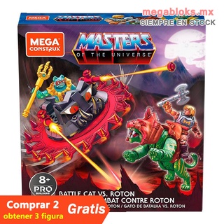 Mega Bloks Construx Masters of the Universe GPH23 Battle Cat VS. Roton【Nueva sellada】bloques de construcción Juguetes modelo