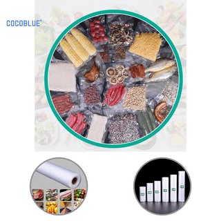 Cocoblue compacto sello de vacío rollo refrigerador alimentos sellador bolsas rollo de grado alimenticio para cocina