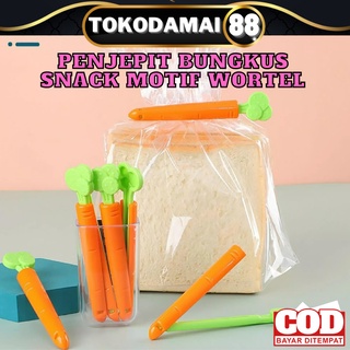 Clip de plástico para aperitivos, Clip de zanahoria, contenido de 5 unidades (1)