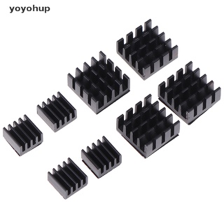 yoyohup 8pcs para raspberry pi aluminio disipador de calor disipador de calor ordenador enfriador radiador mx