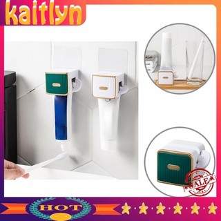 <kaitlyn> estante compacto de pasta de dientes estante de pasta de dientes rodillo reducir residuos accesorios de baño