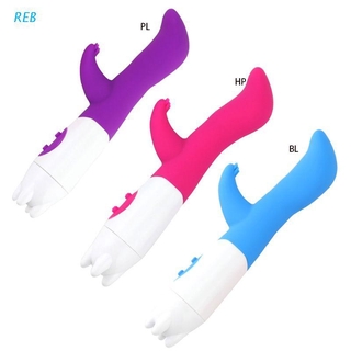 REB 10 Vibration Modes Rabbit G Spot Vibrator Clitoris Stimulation Dual Motor Massager for Women Couples