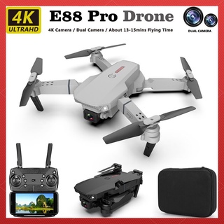 Webravo HOT 2021 nuevo e88 pro zangona con gran angular hd 4k 1080p cámara doble altura soporte wifi rc plegable quadcopter dron juguete regalo