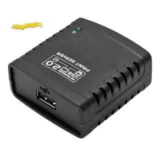 USB 2.0 LRP servidor de impresión compartir un LAN Ethernet impresoras de red adaptador de alimentación con enchufe de ee.uu. (1)