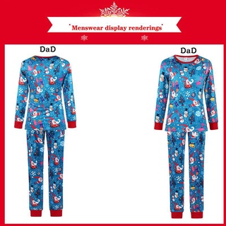 Nuevo pijamas de la familia Casual ropa traje mamá y yo navidad coincidencia pijamas conjunto de ropa de dormir de la familia conjunto de ropa de navidad (2)