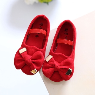 Zapatos de las niñas zapatos de lona zapatos de princesa zapatos de los niños de fondo suave bebé frijol (1)