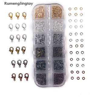 [rtoy] 960 piezas de joyería para hacer broches de langosta, anillos de salto para collar, pulsera, bricolaje, venta caliente