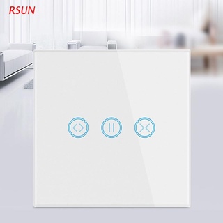 RSUN Smart Home WiFi Interruptor De Cortina Eléctrico Enrollable Control De Voz Temporizador Ajuste