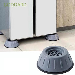GODDARD 4 piezas Almohadillas para pies de lavadora Reducción de ruido Almohadillas para secadora Base del refrigerador Estabilizador Universal Anti-caminar Antideslizante Anti-vibración Reparado Alfombra de goma/Multicolor (1)