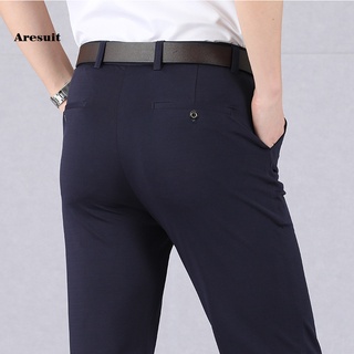 [Aresuit] Shrink Resistant Suit Pants High Waist Deep Crotch Office Pants Deep Crotch Male Clothing (6)